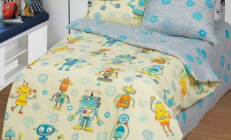 Детское постельное белье Роботы