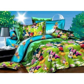 Детское постельное бельё Disney Микки Маус - ранфорс