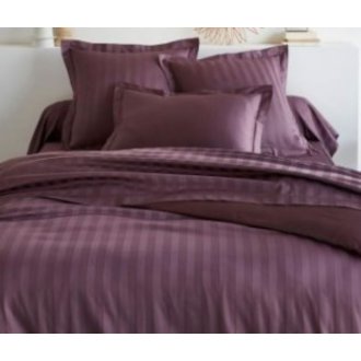 Элитное постельное белье Almira Mix Страйп сатин Черничный