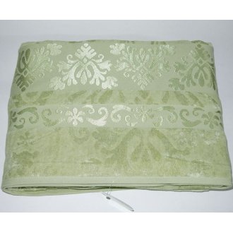 Простынь махровая Cestepe Bamboo Green 200х220