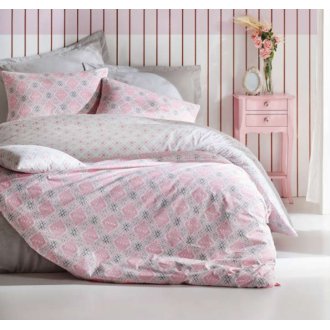 Постельное бельё Cotton Box ранфорс Fine Pembe евро