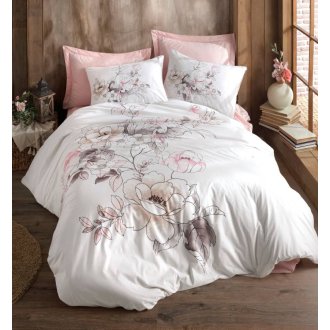 Постельное бельё Cotton Box ранфорс Loving Pembe евро