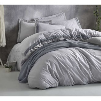 Постельное бельё евро Nature Gri