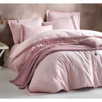 Постельное бельё евро Nature Pembe