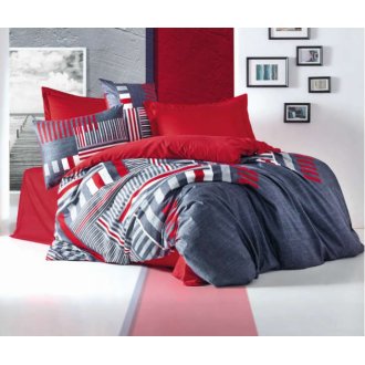 Постельное бельё евро Roxi Kirmizi