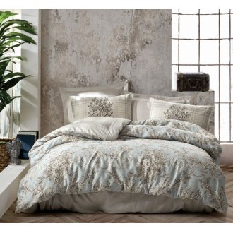 Постельное бельё Cotton Box (Турция) сатин Terry Bej евро