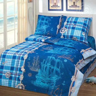 Подростковое постельное белье Бригантина бязь Подростковое постельное белье Бригантина бязь