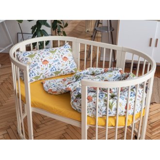 Детское постельное белье Cotton Twill Ranforce Эра динозавров в кроватку