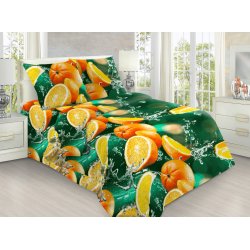Подростковое постельное белье Апельсины 3Д
