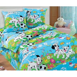 Детское постельное белье Далматинцы бязь Детское постельное белье Далматинцы бязь