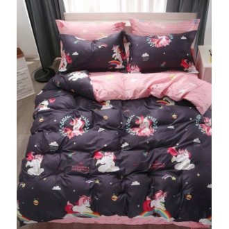 Детское постельное белье Единороги на радуге