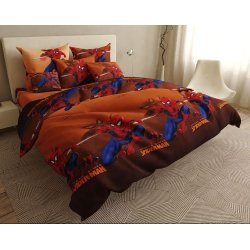 Детское постельное белье Человек паук защитник - ранфорс