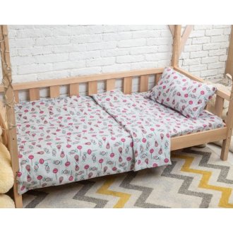 Фланелевое постельное белье Лолли поп в кроватку