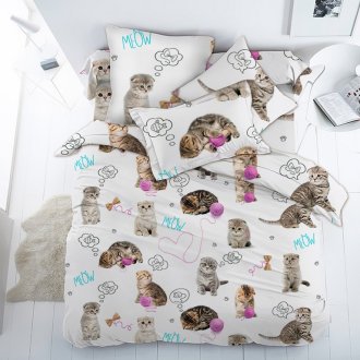 Детское постельное белье Пушистики