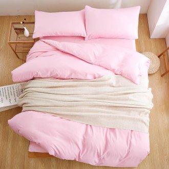 Однотонное постельное белье Cotton Twill ранфорс розовый 