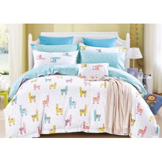 Детское постельное белье Cotton Twill сатин Ламы Детское постельное белье Cotton Twill сатин Ламы