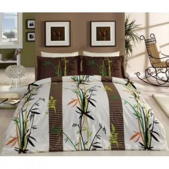 Евро комплект постельного белья «Bamboo v1»