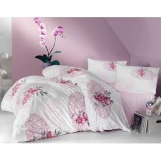 Постельное белье евро «Star Pembe»