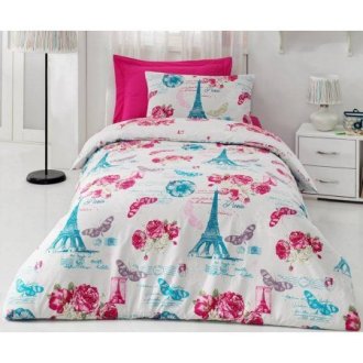 Детское постельное бельё Cotton Box ранфорс Pink Rose Pembe