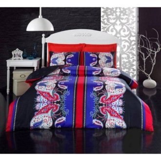 Постельное бельё Cotton Box сатин Yagmur Kirmizi евро