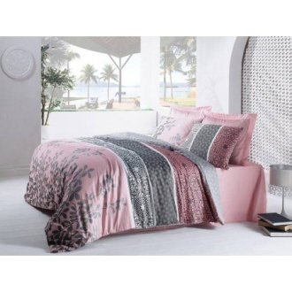 Постельное бельё Cotton Box сатин Мahidevran Pembe евро Постельное бельё Cotton Box сатин Мahidevran Pembe евро