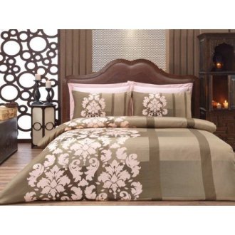 Элитное постельное бельё Cotton Box сатин Firuze Somon евро