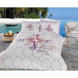 Комплект постельного белья Cotton Box ранфорс Voyage Lila Комплект постельного белья Cotton Box ранфорс Voyage Lila