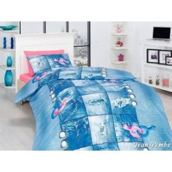 Подростковое постельное белье First Choice ранфорс Jean Pembe