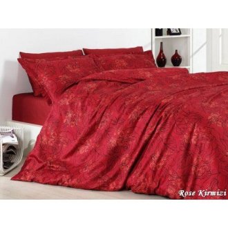 Постельное бельё First Choice сатин Rose Kirmizi