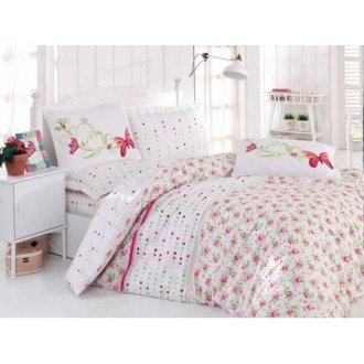 Комплект постельного белья Cotton Box Nadya Pembe Комплект постельного белья Cotton Box Nadya Pembe