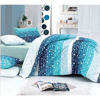 Постельное белье First Choice ранфорс Maya Turkuaz