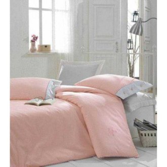 Комплект постельного белья евро Plain Pembe