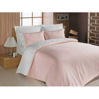 Постельное бельё евро «Fashion Pembe»