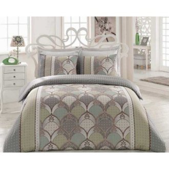 Постельное белье евро Afitap Olive