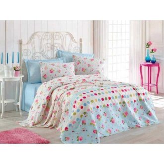 Пике - летнее постельное белье Pinball Mavi