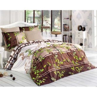 Постельное бельё First Choice ранфорс Argos Yesil