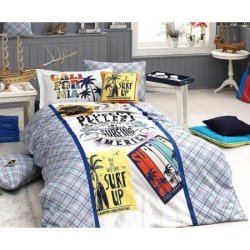 Подростковое постельное белье First Choice ранфорс De Luxe Surf