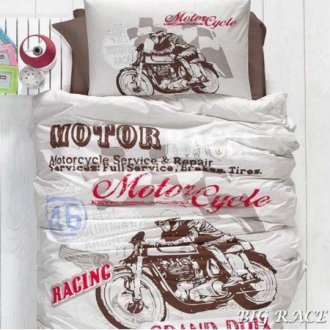 Подростковое постельное белье First Choice ранфорс Big Race