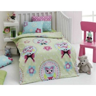 Детский комплект в кроватку Eponj Home Baykus Yesil