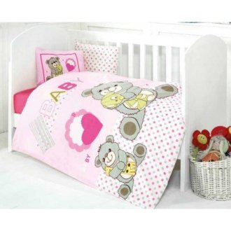 Детский комплект в кроватку Eponj Home Yumos Pembe Детский комплект в кроватку Eponj Home Yumos Pembe