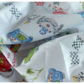 Детское постельное белье Cotton Twill Автогонки - сатин