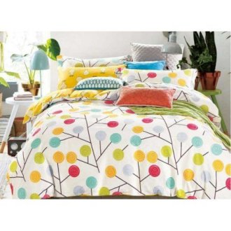 Дитяча постільна білизна Cotton Twill Лоліпоп - сатин Дитяча постільна білизна Cotton Twill Лоліпоп - сатин