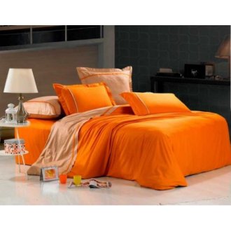 Постельное бельё Оранжевое