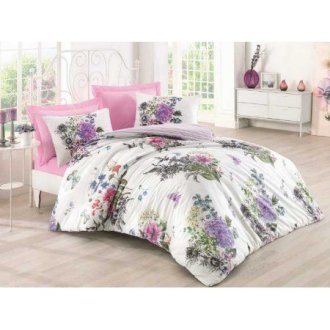 Постельное бельё евро Stella Pembe Постельное бельё евро Stella Pembe