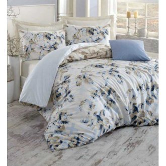 Постельное бельё евро Pastella Mavi Постельное бельё евро Pastella Mavi