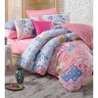 Постельное бельё Cotton Box евро Mosaic Pembe ранфорс