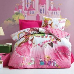 Детское постельное бельё Cotton Box ранфорс Princess Pembe