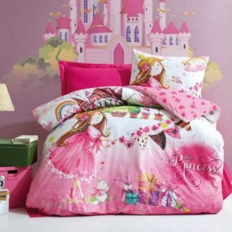 Детское постельное бельё Cotton Box ранфорс Princess Pembe