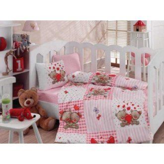 Детское постельное бельё в кроватку Cotton Box Yumi Kahve