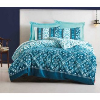 Постельное бельё Cotton Box евро Dante Petrol ранфорс